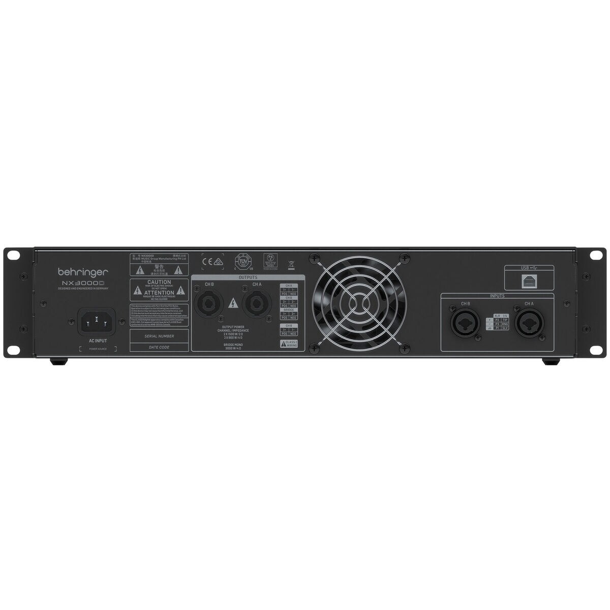 Behringer NX3000D Ultra Lightweight Class D 3000W Power